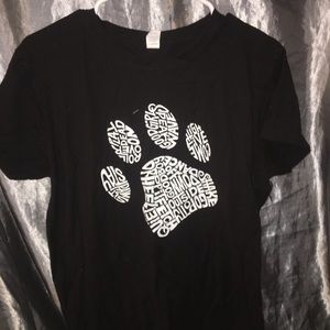 Black paw print